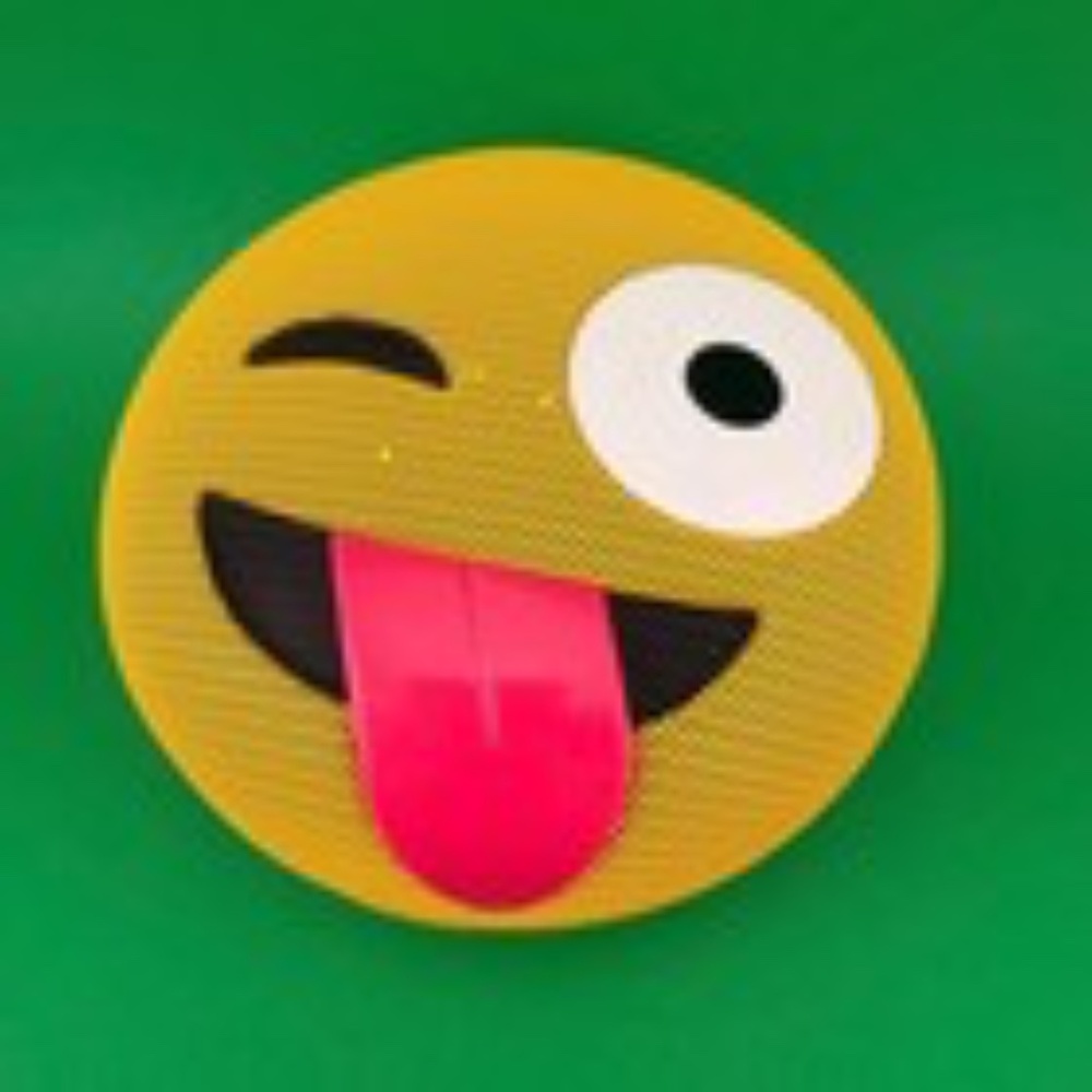 Jamoji JK Silly Winking Portable Bluetooth Speaker Built-In Stand Micro USB- 4"